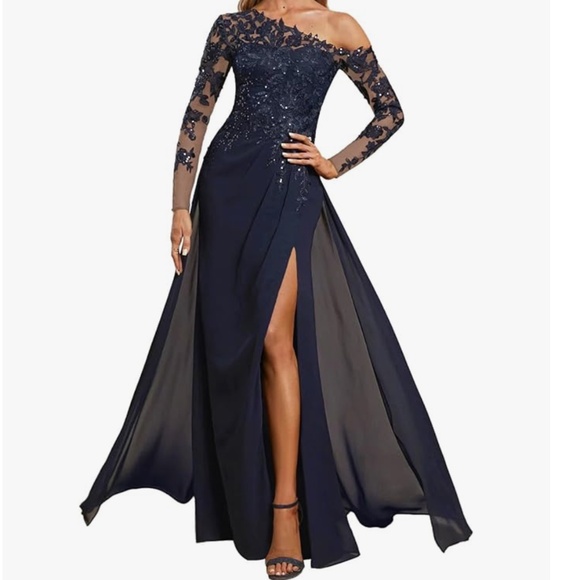 Long Sleeve Mother of The Bride Dresses for Wedding and Holidays celebration S22 - Picture 10 of 10